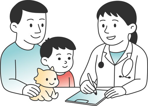 Grafik: "Arztbesuch", Me.ki